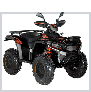 quad hytrack noir - achat vente matériel agricole - entreprise motoculture